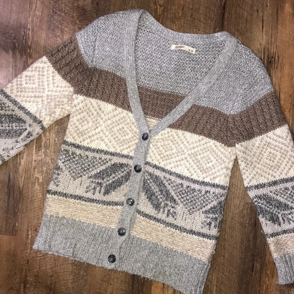 Old Navy Chunky Wool Blend Sweater